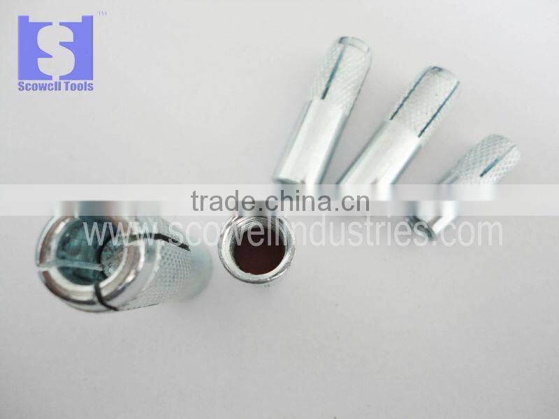 concrete drop in anchor bolt zinc plated
