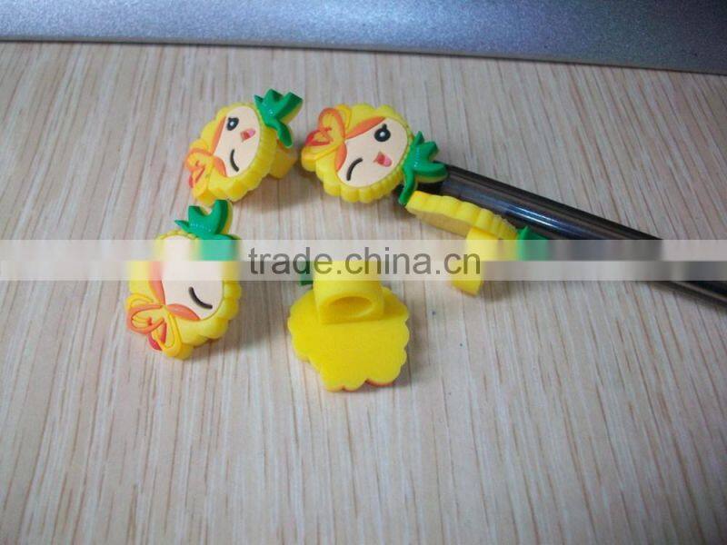 Cute Tomato Plastic Soft PVC Pencil Topper