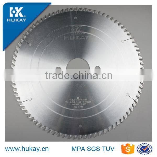 T.C.T saw blade for laminate panels cuting on cnc panel saws