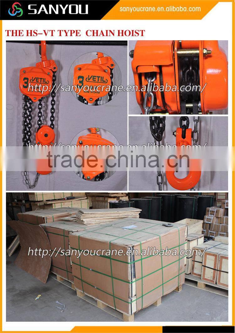 Manual lever hoist mini crane double brake lever