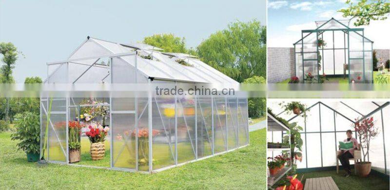 14*8 Do-it-Yourself Aluminum Walk-in Garden Greenhouse