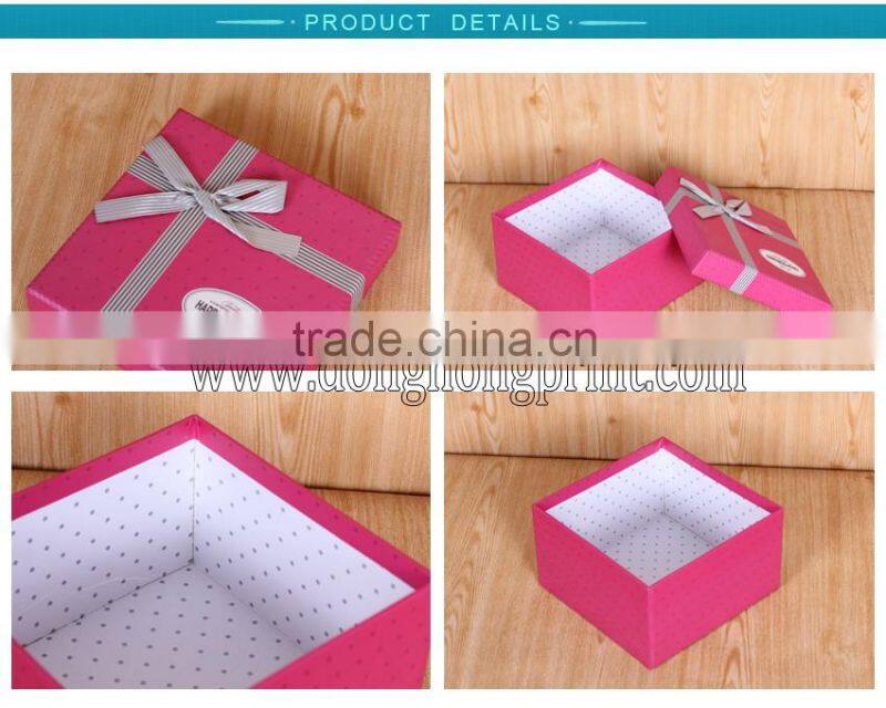 Handmade promotional square chocolate boxes luxury