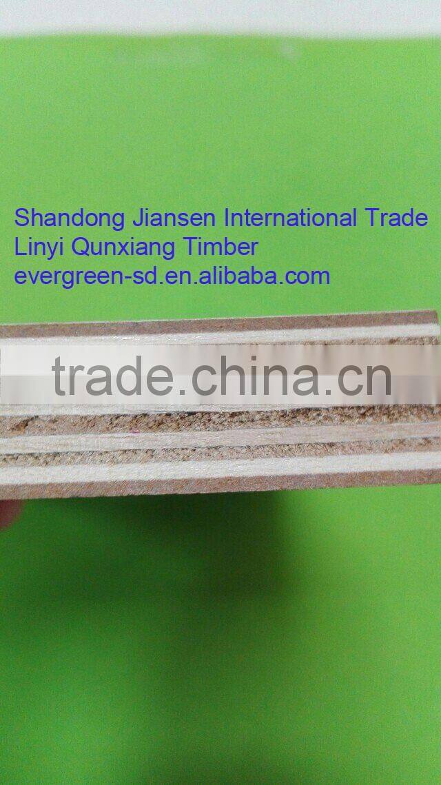Good Price MR glue Laminated Melamine Paper Plywood