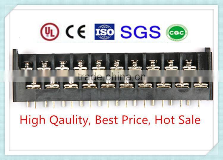 High and Low Double Row Barrier Terminal Block 20 pin Connector 2KDS 300V 10A 7.62mm Pitch