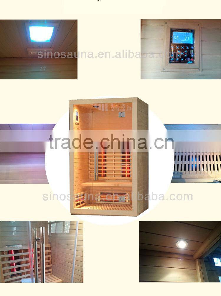 Handmade Red Glass Infrared Heater Far Infrared Portable Sauna For Home Healthcare (CE/RoHS)