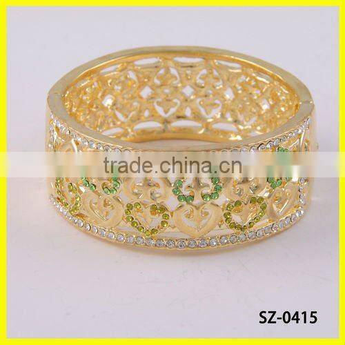 new design metal bangle women bracelet dubai gold jewelry bracelet