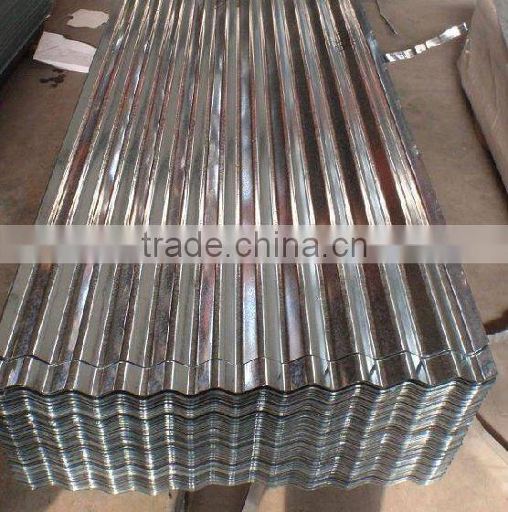 Color corrugated metal sheet