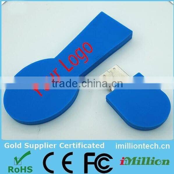 popular customized model promotional gift pvc spoon shape 8gb usb flash disk memory