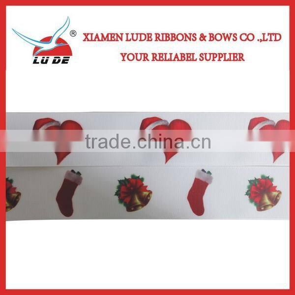 custom design cotton petersham ribbon for wholesale