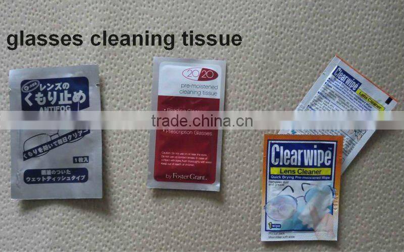 eyeglass cleaning wipe-individually wrapped lens,sunglasses cleaner