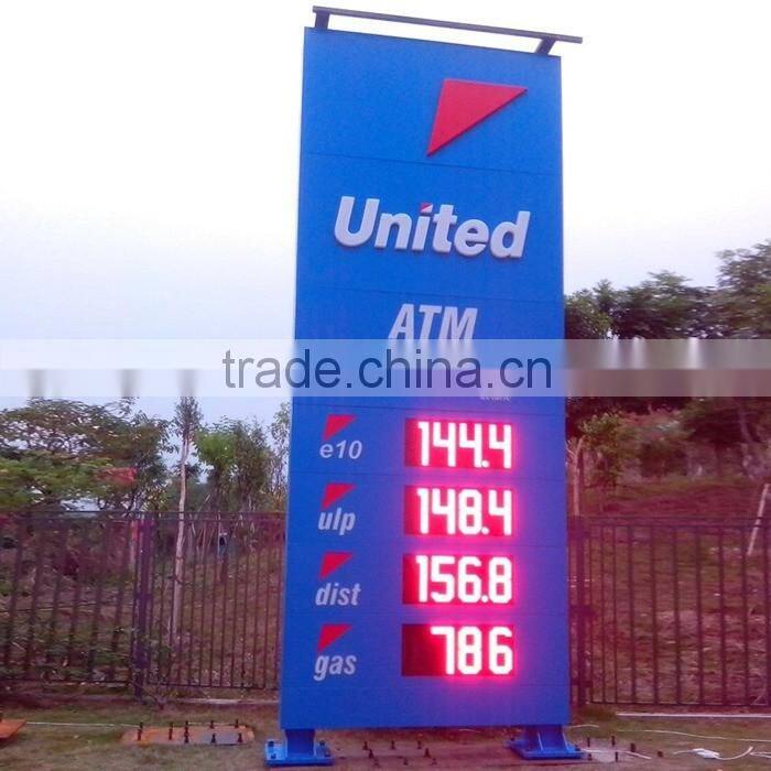 Electronic Billboard Gas Station Led Price Sign