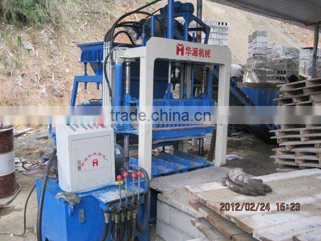 2013 the best price QT6-15 automatic manual hollow block making machine,concrete block factory for sale