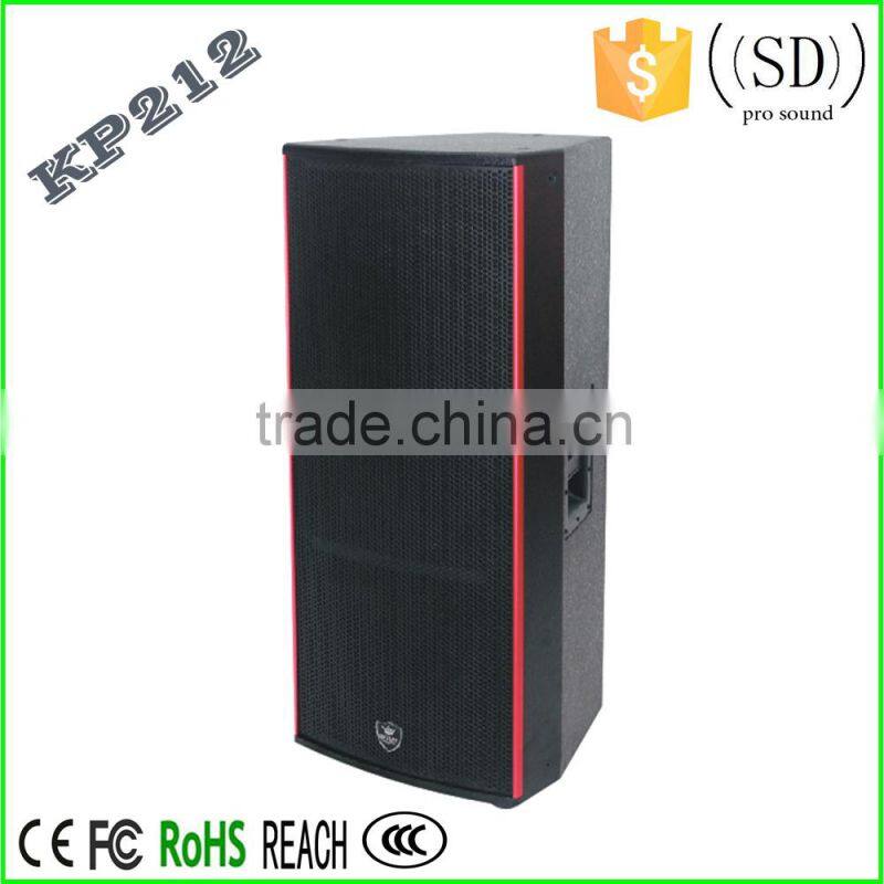 2016 Hot Sale Dual 12 inch full range speaker stage speaker loudspeaker for KTV Disco KP212