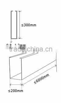 Hot sales modern designs false aluminum baffle ceiling
