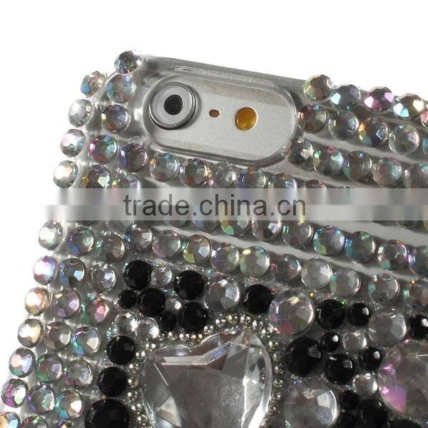 wholesale diamond bling bling plastic case for iphone 6 iphone 6 plus, new cover case for iphone6 Plus