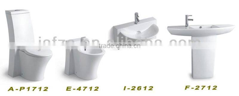 C16 Artistic basin ceramic bathroom rectangular no hole basin, hand washing basin