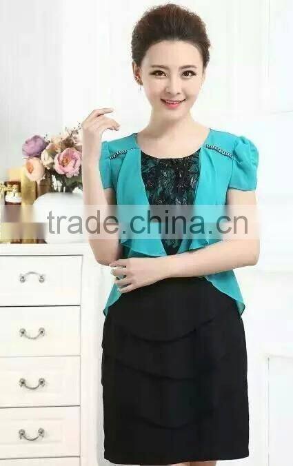short sleeve one-piece dress