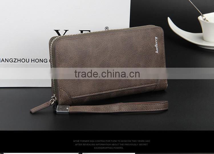 Factory product best selling cheaper man clutch wallet baellerry fashion mens wallet