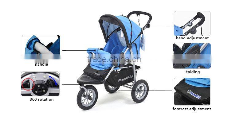 Australia 3 big air wheel baby jogger baby stroller 3 wheel