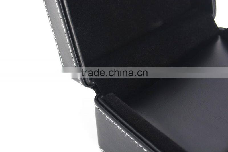 high quality PU leather box black