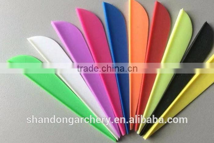 Fletching feather vane 3 inch for carbon fiberglass aluminum arrow