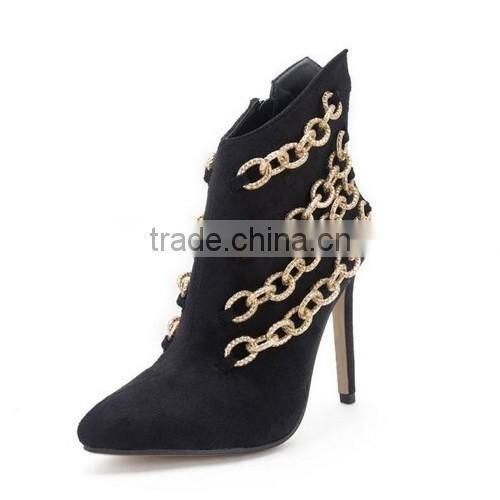 women heel shoes newest designs christmas shoes 2017 PF4409