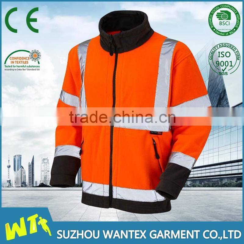 new design orange camouflage polar fleece softshell jacket