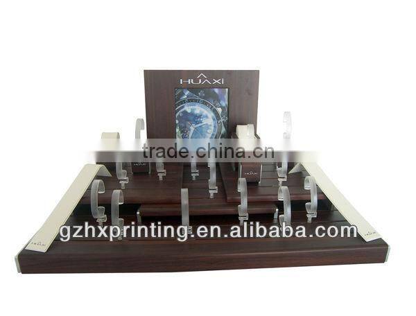 Factory Direct Sell Wood Display for Watch Wooden Watch Display Showcases
