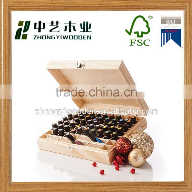 factory sale FSC&BSCI Wooden Doterra Essential Oil Storage Box for 3tier