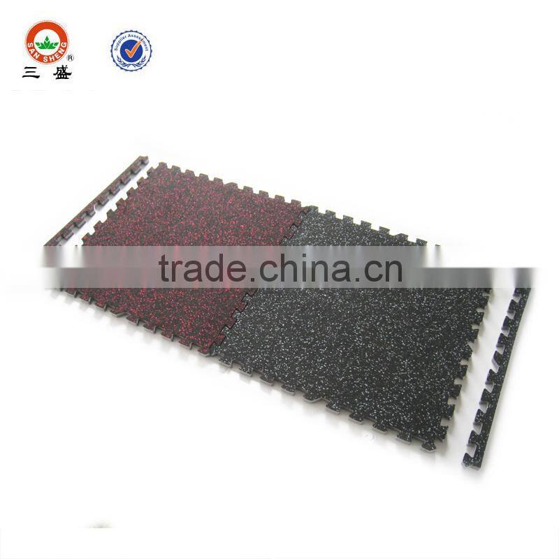 High quality eva rubber interlocking gym mat