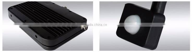 85-265V 10watt to 50watt outdoor motion sensor led flood light