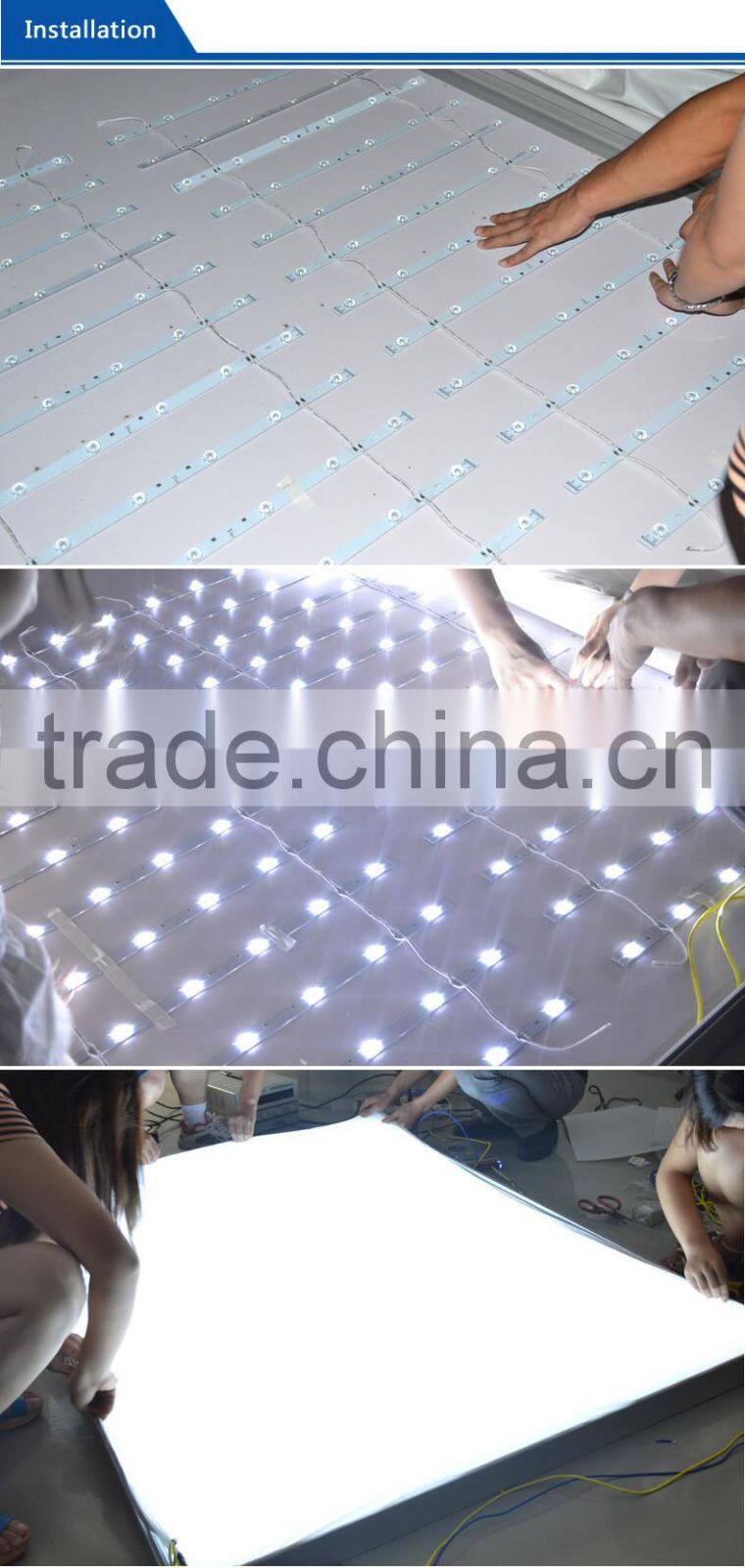 Hot sell 3030 LED Bar Rigid Strip Diffuse Reflection Backlight Light for Outdoor Large Advertising Light Box Slim Lightbox Sign