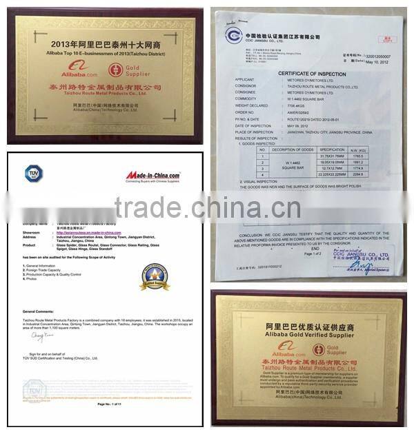 Stainless steel stair baluster