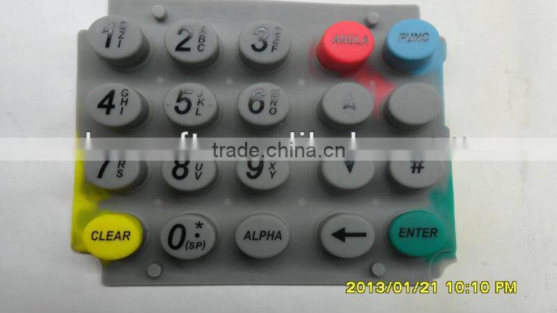 Custom Silicone Rubber switch keypad silicon keypad