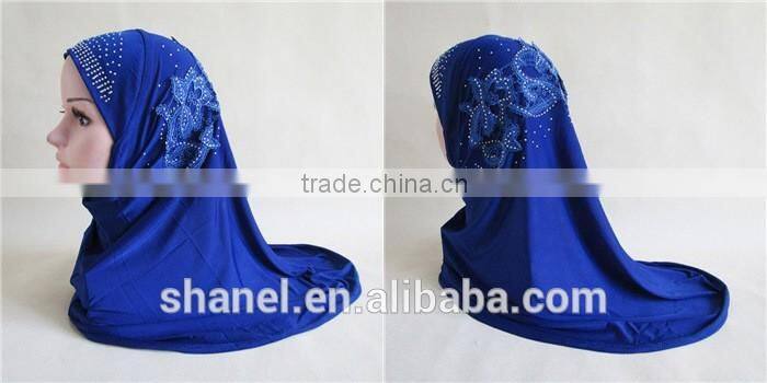 high quality wholesale rhinestones muslim women scarf hijab scarf