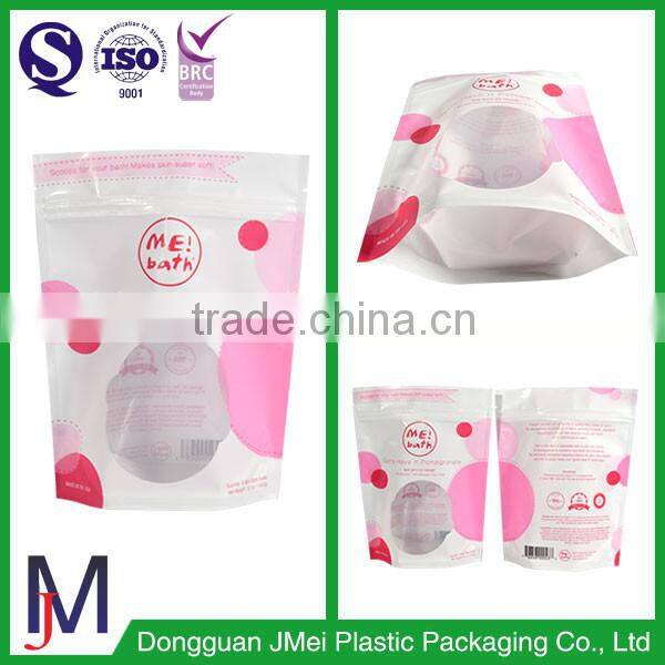 factory printed heat seal aluminum foil stand-up pouch deep freeze bags till -30 celsius degrees