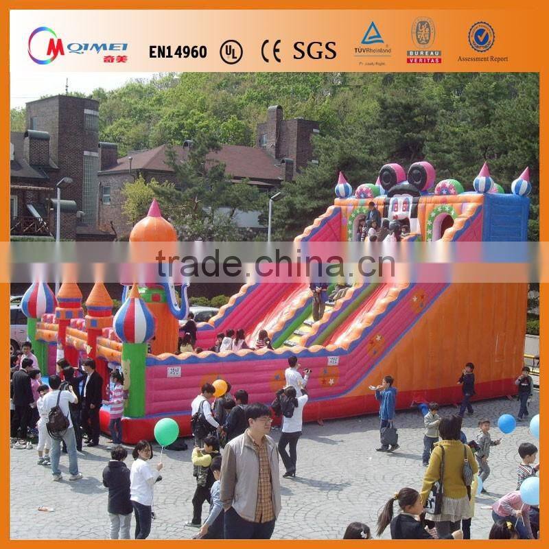 HOT!!! Kids Joy Inflatable Double Slides Stair for sale