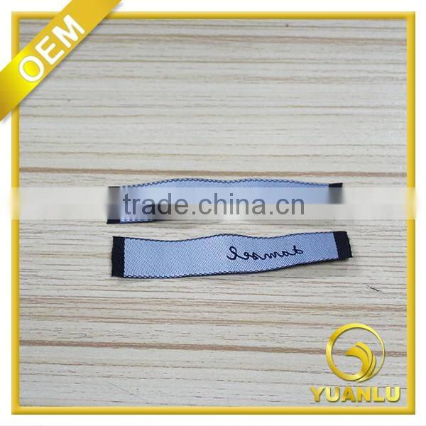 woven labels washable cheap custom clothing label