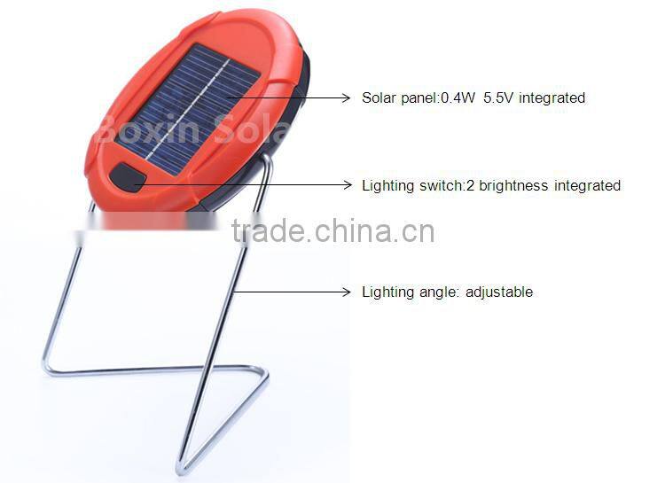 Hot selling made in china single led usb light with switch solar landscape light