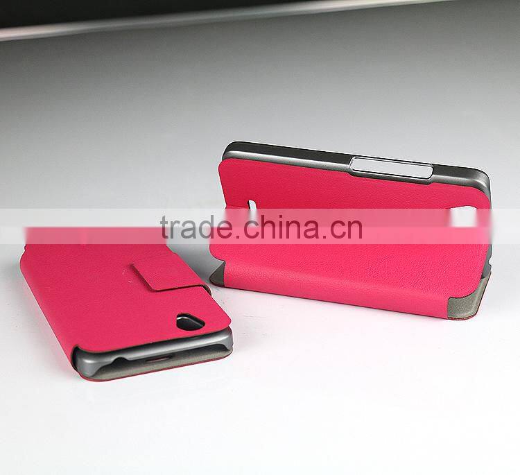 Alibaba express kickstand leather case for wiko Birdy , pu leather case for wiko Birdy