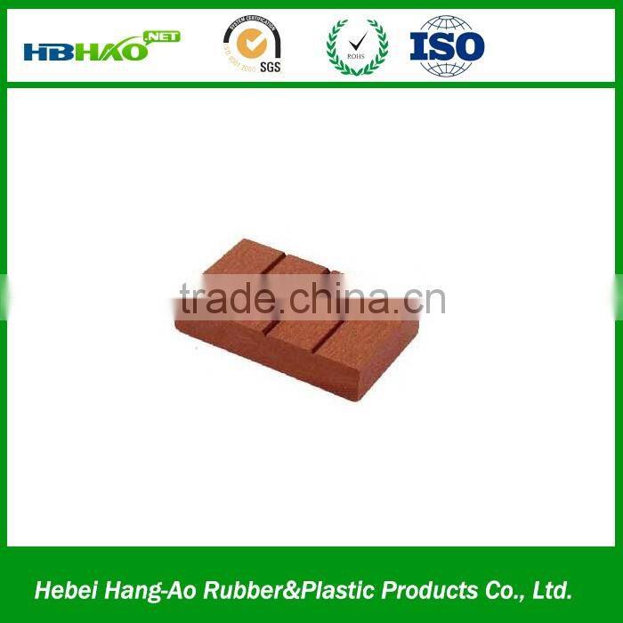 Outdoor decking flooring 105mm*30mm Brown Trit wood plastic composite Cheapest Price WPC decking