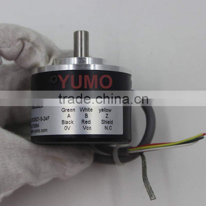 ok ISC5208 2500ppr CNC system MachineSolid shaft encoder optical price incremental rotary encoder