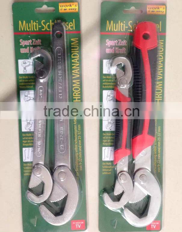 Hot Selling 2pc Quick Snap Grip Universal wrench Master wrench