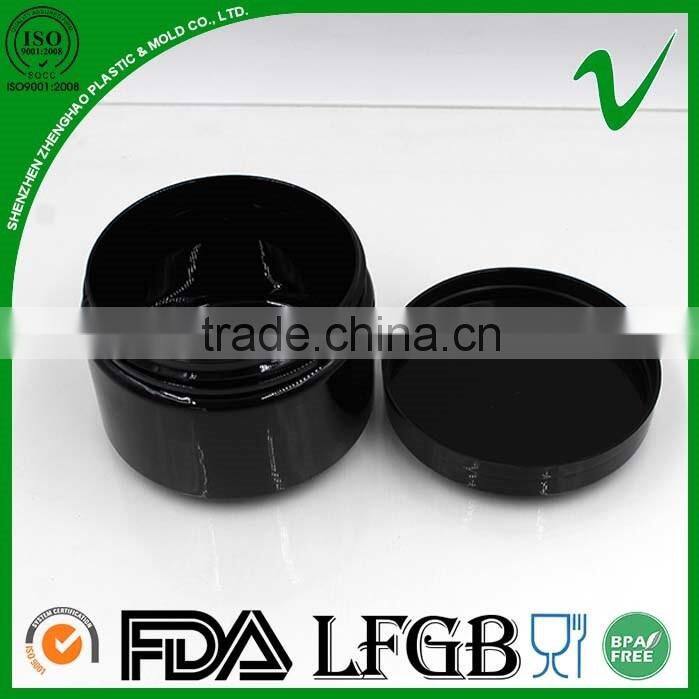120ml wide mouth empty pet jar custom logo with screw cap