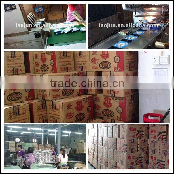 unbreakable plant fiber smokefree140mm black mosquito coil