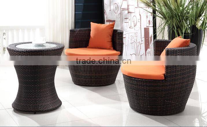 Hot Selling Manufactory Combination PE Rattan Garden Furniture Set in Garden