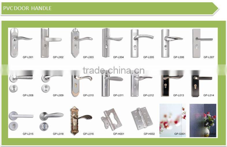 Elegant white PVC materials interior flush doors