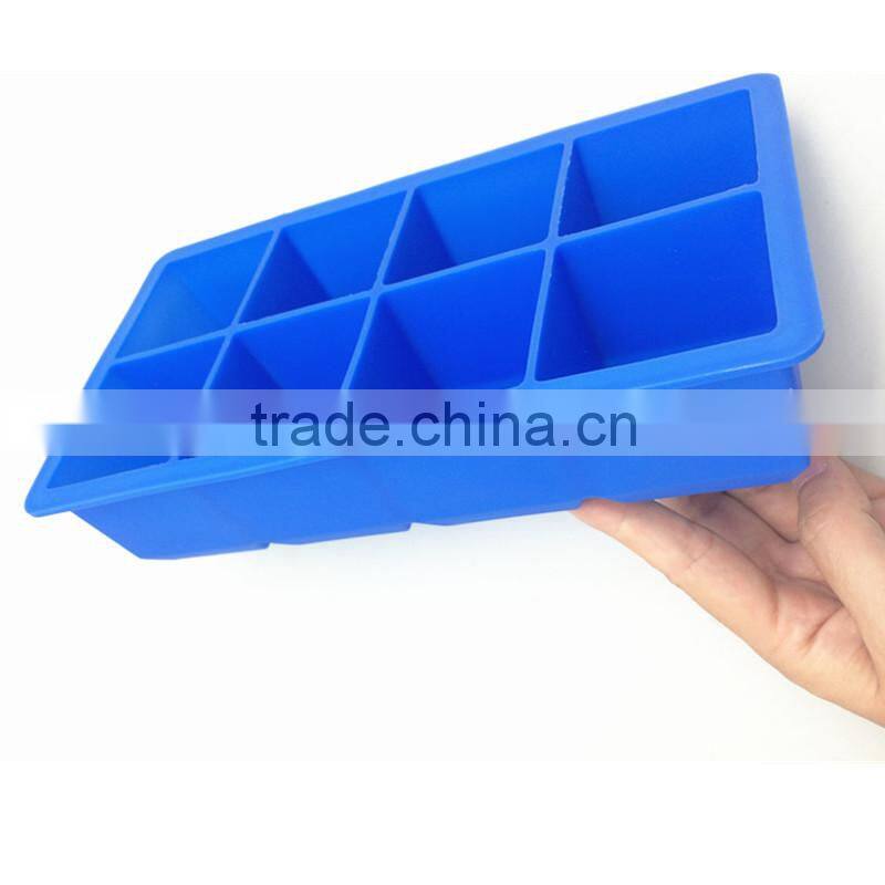 Brick shape Large Square Silicone Ice Cube tray