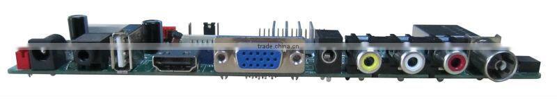 VGA HDMI USB Inputs LCD Controller board /LCD TV board with LED Backlight