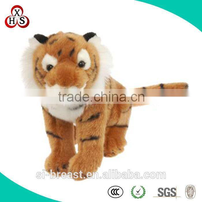 High Quality factory direct sale custom plush tiger keychain hot sale